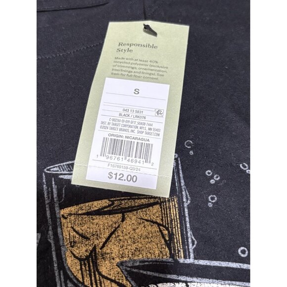 NWT Goodfellow & Co Men's Graphic T-Shirt Black Fizz the season Size S - Picture 2 of 7